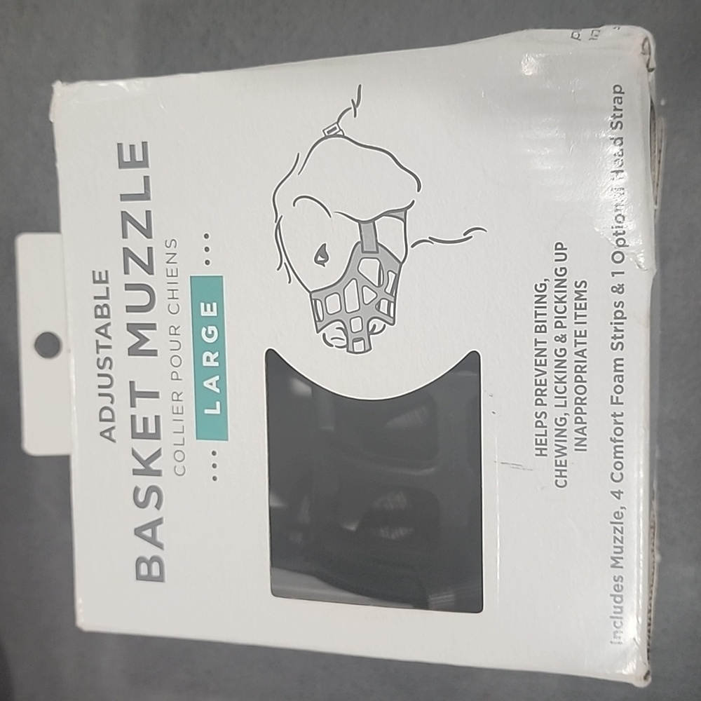 Top Paw #training #Adjustable Dog #Muzzle - #Large, Black NIB